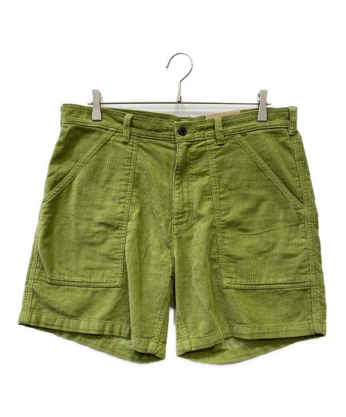 Patagonia（パタゴニア）Patagonia (パタゴニア) オーガニックコットン・コード・ユーティリティ・ショーツ グリーン サイズ:34 未使用品の古着・服飾アイテム