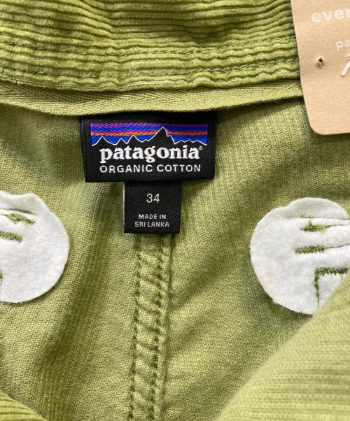 Patagonia（パタゴニア）Patagonia (パタゴニア) オーガニックコットン・コード・ユーティリティ・ショーツ グリーン サイズ:34 未使用品の古着・服飾アイテム