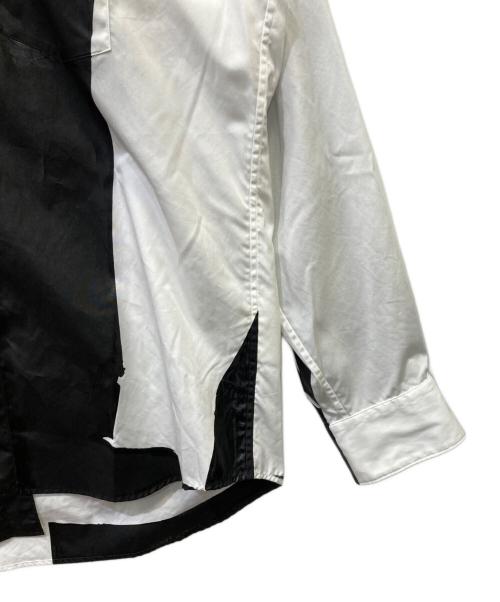 kudos（クードス）kudos (クードス) 長袖シャツ ホワイト×ブラック サイズ:SIZE 1の古着・服飾アイテム