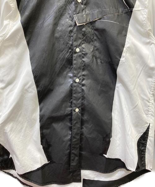 kudos（クードス）kudos (クードス) 長袖シャツ ホワイト×ブラック サイズ:SIZE 1の古着・服飾アイテム