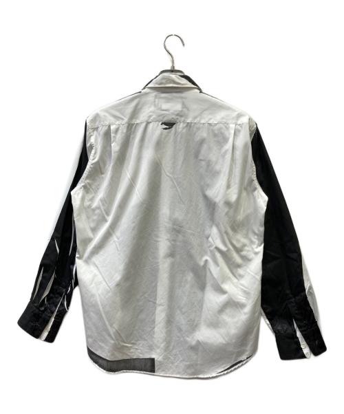 kudos（クードス）kudos (クードス) 長袖シャツ ホワイト×ブラック サイズ:SIZE 1の古着・服飾アイテム