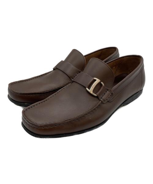 Salvatore Ferragamo（サルヴァトーレ フェラガモ）Salvatore Ferragamo (サルヴァトーレ フェラガモ) ドライビングシューズ ブラウン サイズ:26㎝の古着・服飾アイテム