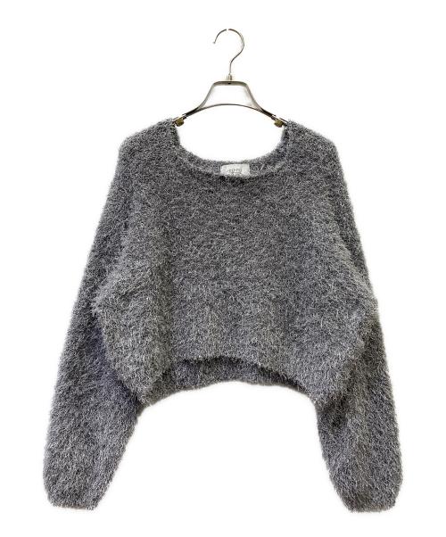 emmi（エミ）emmi (エミ) 厚手ニット グレー サイズ:ONE-SIZEの古着・服飾アイテム