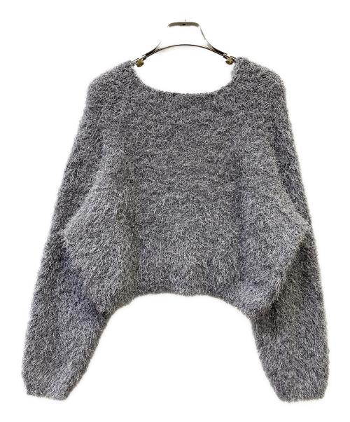emmi（エミ）emmi (エミ) 厚手ニット グレー サイズ:ONE-SIZEの古着・服飾アイテム