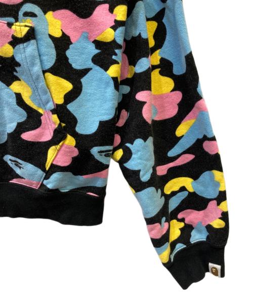 A BATHING APE（アベイシングエイプ）A BATHING APE (アベイシングエイプ) ジップパーカー マルチカラー サイズ:SIZE Sの古着・服飾アイテム