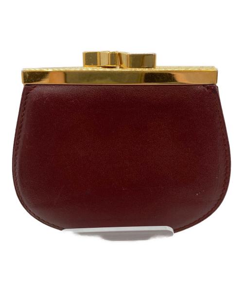 Cartier（カルティエ）Cartier (カルティエ) コインケース レッドの古着・服飾アイテム