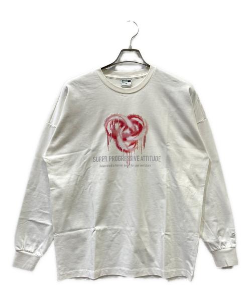PUMA（プーマ）PUMA (プーマ) 長袖カットソー アイボリー サイズ:SIZE Sの古着・服飾アイテム