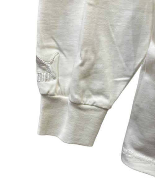 PUMA（プーマ）PUMA (プーマ) 長袖カットソー アイボリー サイズ:SIZE Sの古着・服飾アイテム