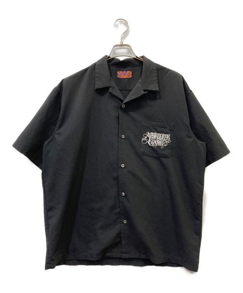 BUDSPOOL（バッズプール）BUDSPOOL (バッズプール) オープンカラーシャツ ブラック サイズ:不明の古着・服飾アイテム