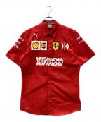 PUMA×Ferrariプーマ×フェラーリ）の古着「半袖シャツ」｜レッド
