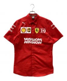 PUMA×Ferrari（プーマ×フェラーリ）の古着「半袖シャツ」｜レッド