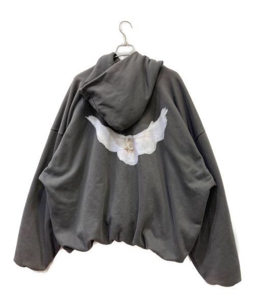 yeezy gap（イージーギャップ）yeezy gap (イージーギャップ) BALENCIAGA (バレンシアガ) プルオーバーパーカー グレー サイズ:XLの古着・服飾アイテム