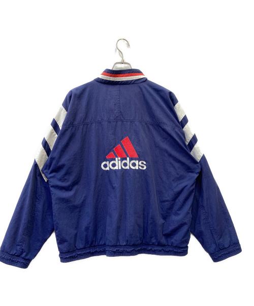 adidas（アディダス）adidas (アディダス) ナイロンジャケット ネイビー サイズ:SIZE Lの古着・服飾アイテム