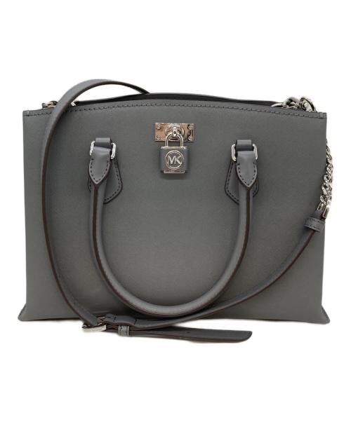 MICHAEL KORS（マイケルコース）MICHAEL KORS (マイケルコース) ハンドバッグ グレーの古着・服飾アイテム