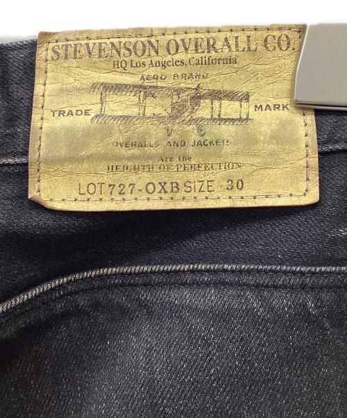 Stevenson Overall Co.（スティーブンソンオーバーオール）Stevenson Overall Co. (スティーブンソンオーバーオール) デニムパンツ ブラック サイズ:30の古着・服飾アイテム
