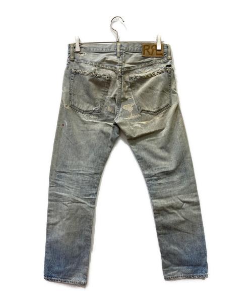 RRL（ダブルアールエル）RRL (ダブルアールエル) ダメージデニムパンツ サイズ:SIZE 66㎝(W26)の古着・服飾アイテム