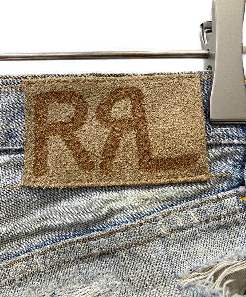 RRL（ダブルアールエル）RRL (ダブルアールエル) ダメージデニムパンツ サイズ:SIZE 66㎝(W26)の古着・服飾アイテム