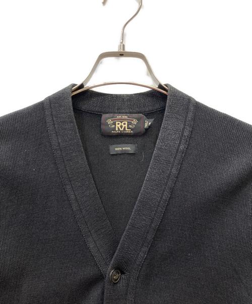 RRL（ダブルアールエル）RRL (ダブルアールエル) 薄手カーディガン ブラック サイズ:SIZE XSの古着・服飾アイテム