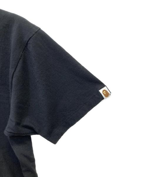 A BATHING APE（アベイシングエイプ）A BATHING APE (アベイシングエイプ) 半袖カットソー ブラック サイズ:Mの古着・服飾アイテム