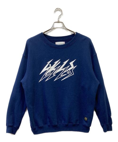 GVLS（ガヴィル）GVLS (ガヴィル) スウェット ネイビー サイズ:SIZE Sの古着・服飾アイテム