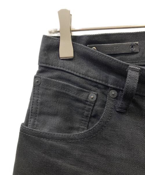 MINEDENIM（マインデニム）MINEDENIM (マインデニム) テーパードデニムパンツ ブラック サイズ:SIZE 7の古着・服飾アイテム