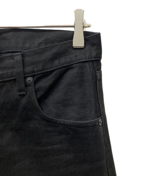 MINEDENIM（マインデニム）MINEDENIM (マインデニム) テーパードデニムパンツ ブラック サイズ:SIZE 7の古着・服飾アイテム