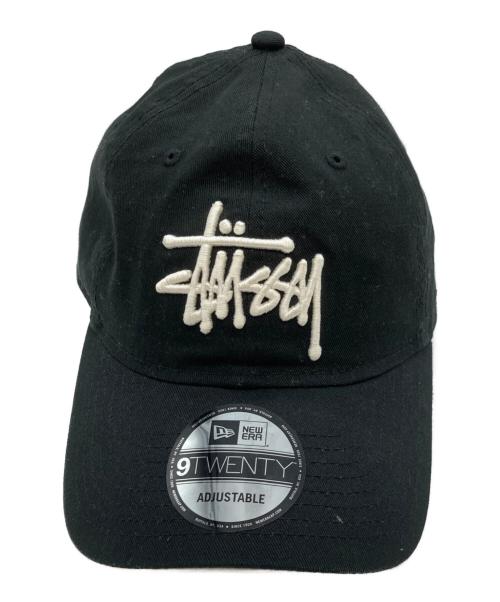 New Era×stussy（ニューエラ×ステューシー）New Era×stussy (ニューエラ×ステューシー) キャップ ブラックの古着・服飾アイテム