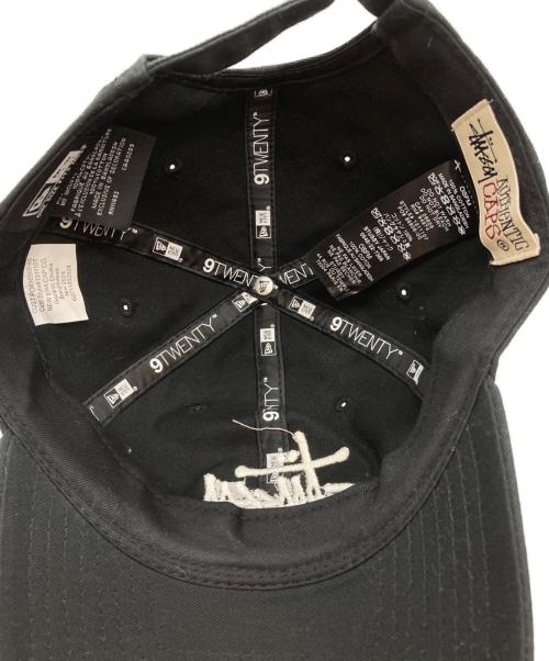 New Era×stussy（ニューエラ×ステューシー）New Era×stussy (ニューエラ×ステューシー) キャップ ブラックの古着・服飾アイテム