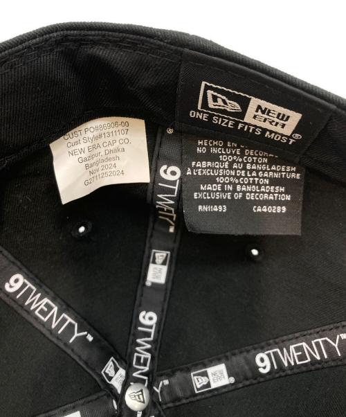 New Era×stussy（ニューエラ×ステューシー）New Era×stussy (ニューエラ×ステューシー) キャップ ブラックの古着・服飾アイテム
