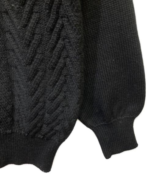 COMME des GARCONS HOMME（コムデギャルソン オム）COMME des GARCONS HOMME (コムデギャルソン オム) 厚手ニット ブラック サイズ:SIZE Freeの古着・服飾アイテム