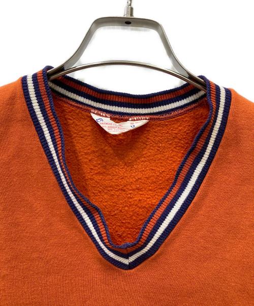Champion（チャンピオン）Champion (チャンピオン) リブラインスウェット オレンジ サイズ:SIZE Sの古着・服飾アイテム