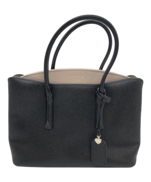 Kate Spade（ケイトスペード）Kate Spade (ケイトスペード) マルゴー ラージ サッチェル ハンドバッグ ブラックの古着・服飾アイテム