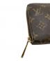 中古・古着 LOUIS VUITTON (ルイ ヴィトン) ラウンドファスナー財布 ブラウン：9000円