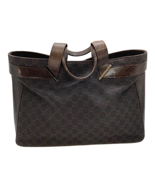 GUCCI（グッチ）GUCCI (グッチ) トートバッグ ブラウンの古着・服飾アイテム
