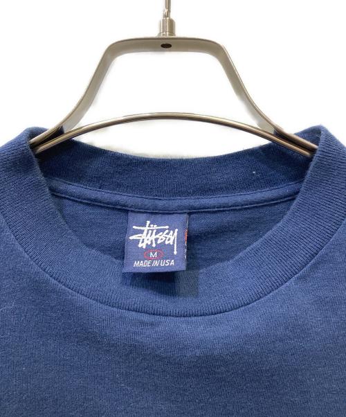 stussy（ステューシー）stussy (ステューシー) Tシャツ ネイビー サイズ:SIZE Mの古着・服飾アイテム