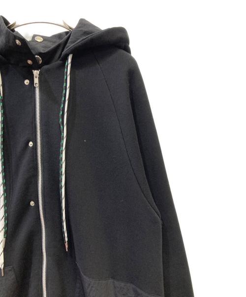 UN3D.（アンスリード）UN3D. (アンスリード) フードケープコート ブラック サイズ:Fの古着・服飾アイテム