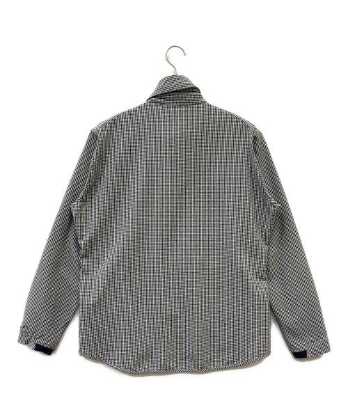 alk phenix（アルクフェニックス）alk phenix (アルクフェニックス) シアサッカーシャツ ブラック×ホワイト サイズ:Ｌの古着・服飾アイテム