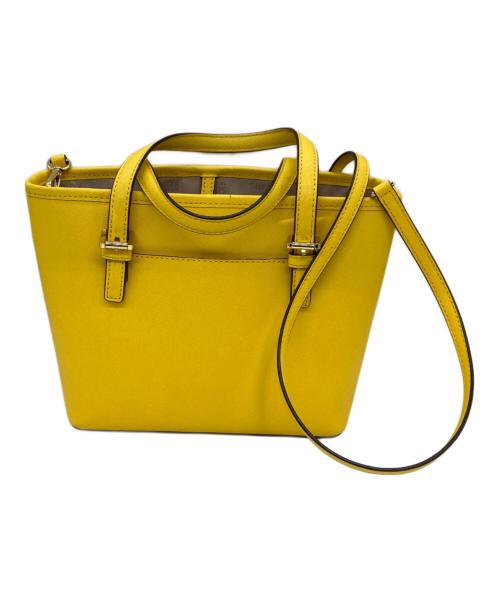 MICHAEL KORS（マイケルコース）MICHAEL KORS (マイケルコース) 2WAYミニトートバッグ イエローの古着・服飾アイテム