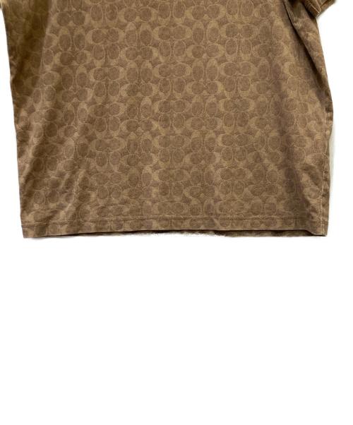 COACH（コーチ）COACH (コーチ) PEANUTS (ピーナッツ) 半袖カットソー ブラウン サイズ:Mの古着・服飾アイテム