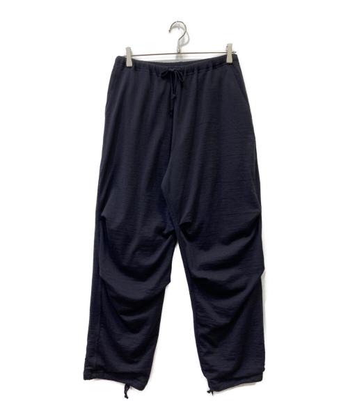 COMOLI（コモリ）COMOLI (コモリ) ウールニットニータックパンツ ネイビー サイズ:１の古着・服飾アイテム
