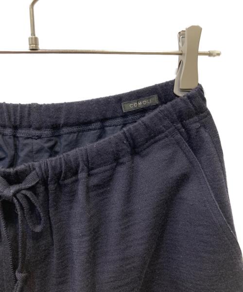 COMOLI（コモリ）COMOLI (コモリ) ウールニットニータックパンツ ネイビー サイズ:１の古着・服飾アイテム