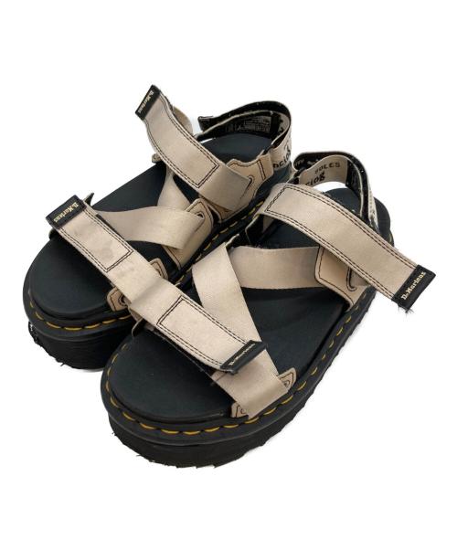 Dr.Martens（ドクターマーチン）Dr.Martens (ドクターマーチン) サンダル ベージュ×ブラック サイズ:EU36の古着・服飾アイテム