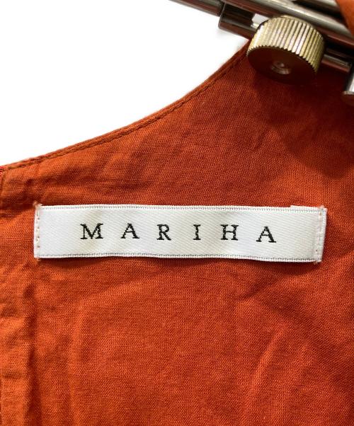 MARIHA（マリハ）MARIHA (マリハ) ノースリーブワンピース オレンジ サイズ:36の古着・服飾アイテム