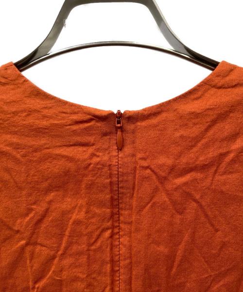 MARIHA（マリハ）MARIHA (マリハ) ノースリーブワンピース オレンジ サイズ:36の古着・服飾アイテム
