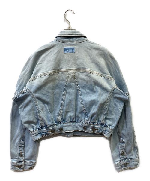 GANNI（ガニー）GANNI (ガニー) デニムジャケット スカイブルー サイズ:SIZE 32の古着・服飾アイテム