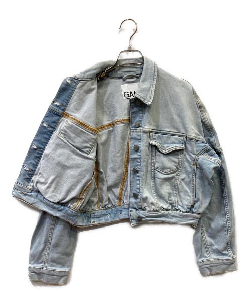 GANNI（ガニー）GANNI (ガニー) デニムジャケット スカイブルー サイズ:SIZE 32の古着・服飾アイテム