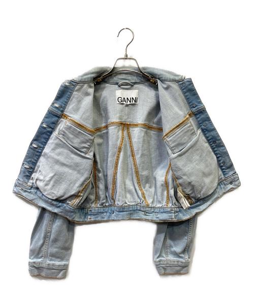 GANNI（ガニー）GANNI (ガニー) デニムジャケット スカイブルー サイズ:SIZE 32の古着・服飾アイテム