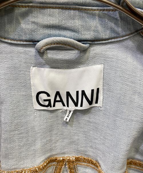 GANNI（ガニー）GANNI (ガニー) デニムジャケット スカイブルー サイズ:SIZE 32の古着・服飾アイテム