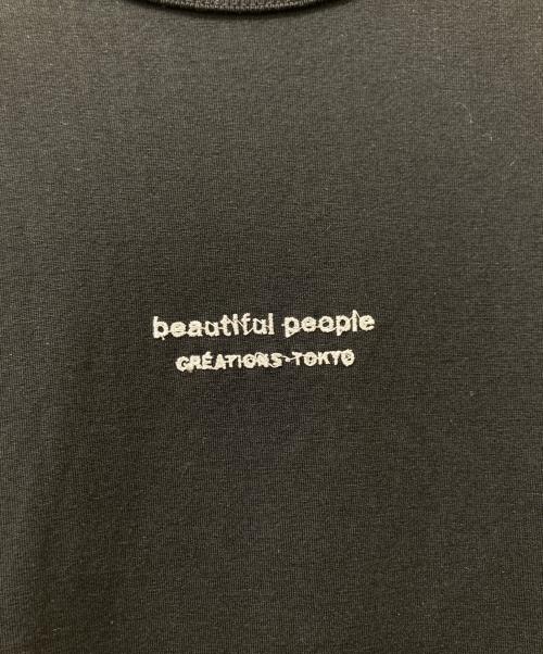 beautiful people（ビューティフルピープル）beautiful people (ビューティフルピープル) 半袖ワンピース ブラック サイズ:36の古着・服飾アイテム
