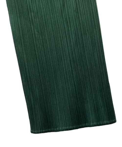 PLEATS PLEASE（プリーツプリーズ）PLEATS PLEASE (プリーツプリーズ) パンツ グリーン サイズ:Sの古着・服飾アイテム
